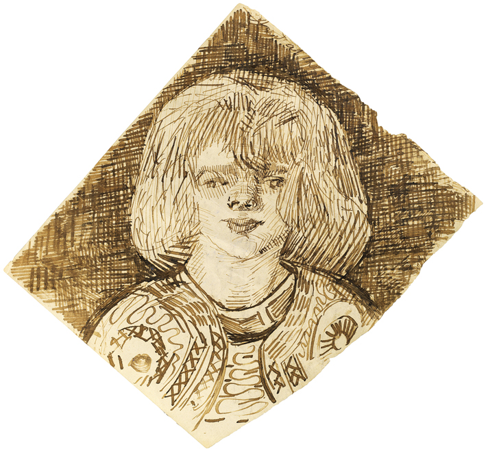  文森特·威廉·梵高  Vincent Willen Van Gogh —— 女孩的肖像